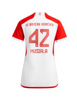 Bayern Munich Jamal Musiala #42 Replika Hemmakläder Dam 2023-24 Kortärmad